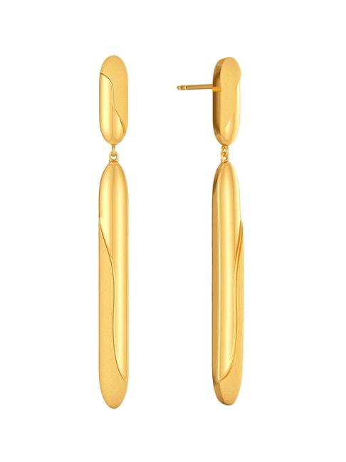 Melorra 18k Gold Trail Theory Earrings for Women