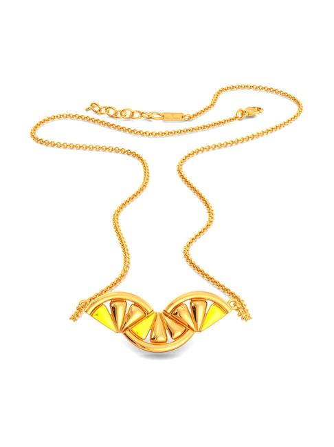 Melorra 18k Gold Citrus Limetta Necklace for Women