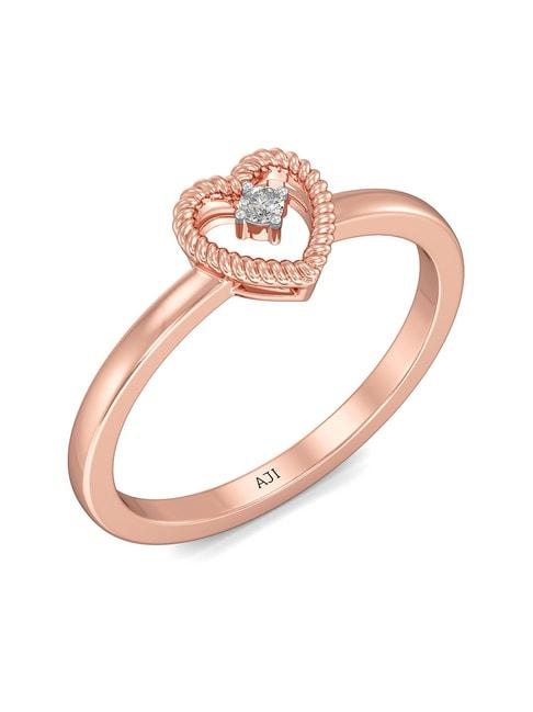 Joyalukkas 18k Rose Gold & Diamond Ring for Women