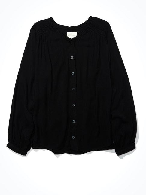 American Eagle Outfitters Black Shirt