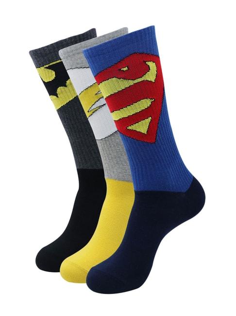 BALENZIA Multicolor Printed Socks - Pack of 3