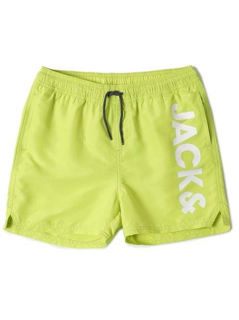 Jack & Jones Junior Green Printed Shorts