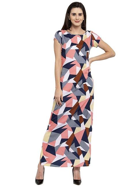 Karmic Vision Multicolor Printed Dress