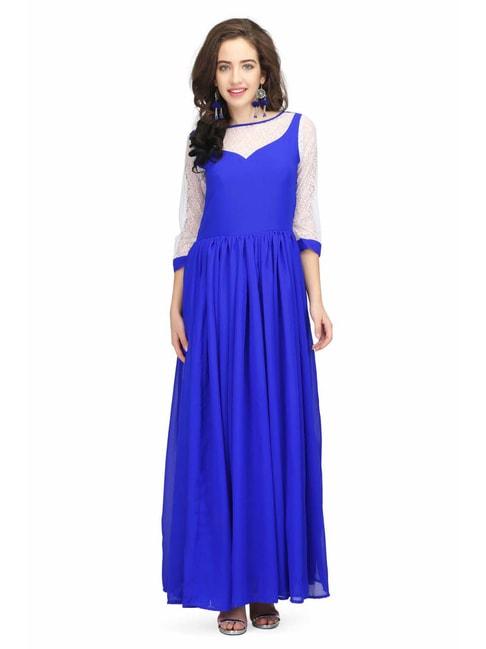 Karmic Vision Blue Lace Dress