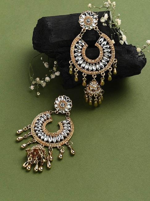 Accessorize London Golden Jhumki Earrings