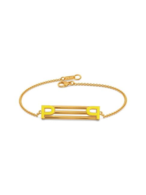 Melorra 18k Gold Peek A Sneak Bracelet for Women