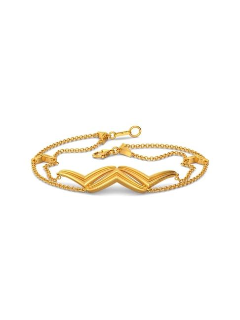 Melorra Drapes Urbane 18k Gold Bracelet