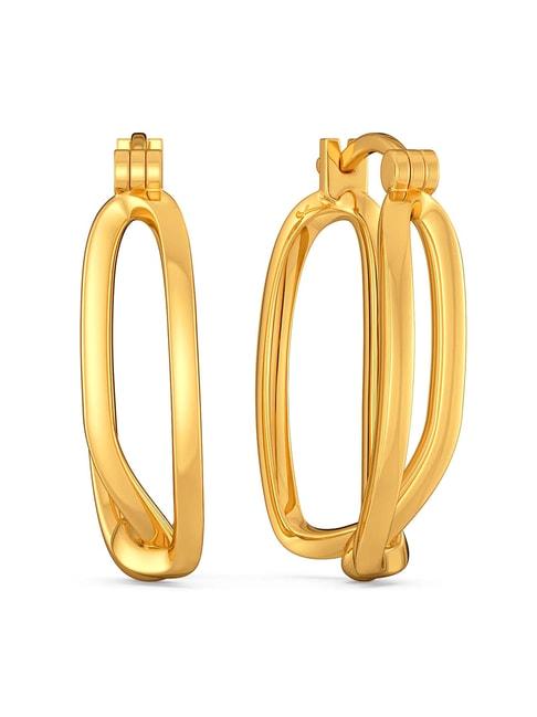 Melorra 18k Gold Work Redefined Earrings for Women