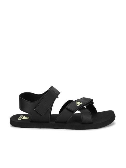 Adidas Men's Hengat Carbon Black Floater Sandals