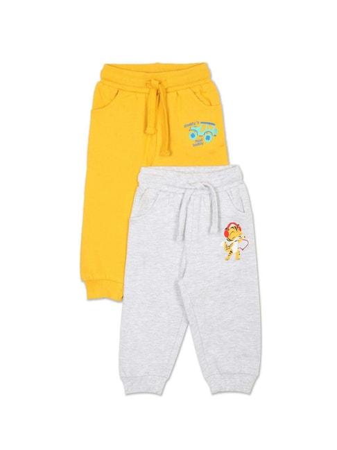 Donuts Kids Multicolor Cotton Joggers - Pack of 2