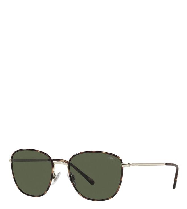 Polo Ralph Lauren Green Square Sunglasses for Men
