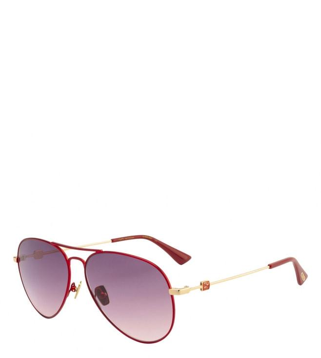 Numi Paris Purple Voyager Sunglasses for Women