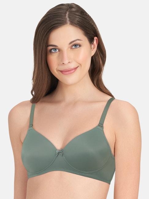 Amante Green Non Wired Padded T-Shirt Bra