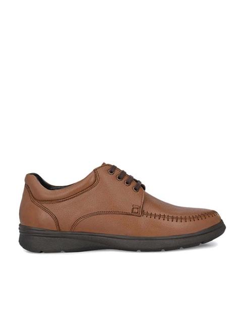 Carlo Romano Men's Tan Derby Shoes