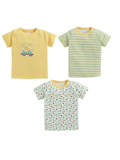 Bumzee Kids Multicolor Printed T-Shirts (Pack Of 3)