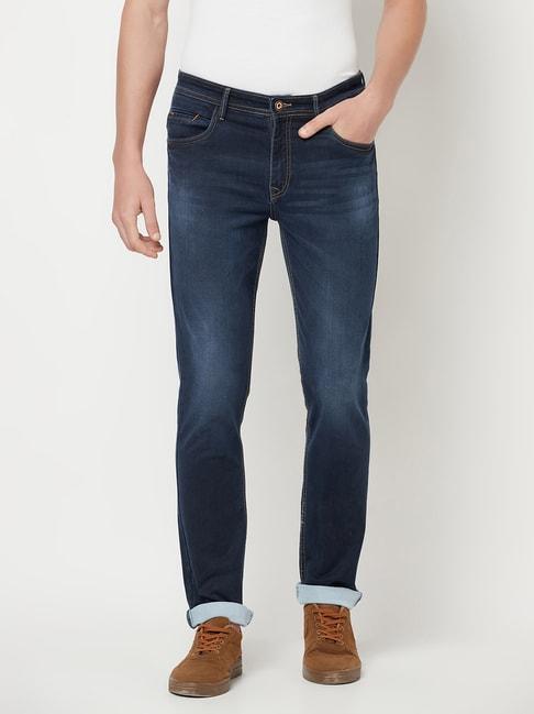 Octave Navy Lightly Washed Jeans
