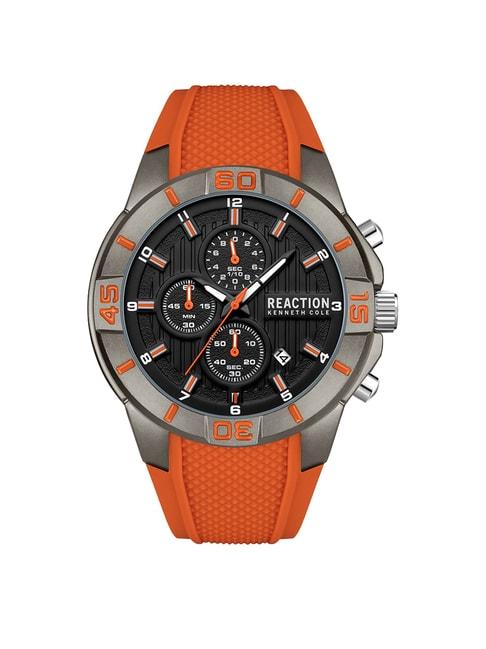 Reaction Kenneth Cole KRWGQ2192902 Milo Chronograph Watch for Men