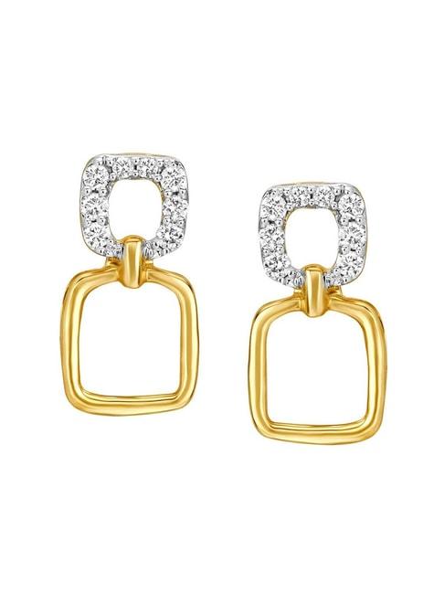 Mia by Tanishq 14k Gold & Diamond Earrings for Women