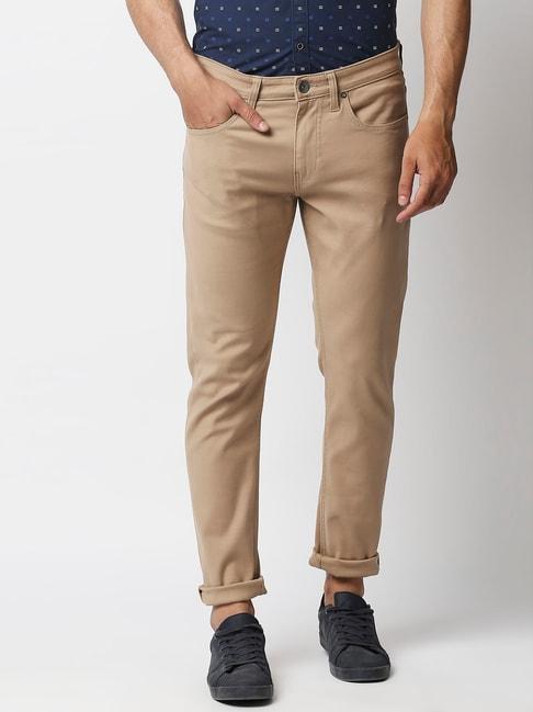 Pepe Jeans Brown Solid Jeans