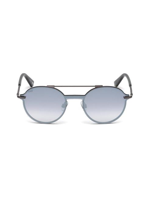 WEB EYEWEAR Grey Oval Sunglasses Designed in Italy