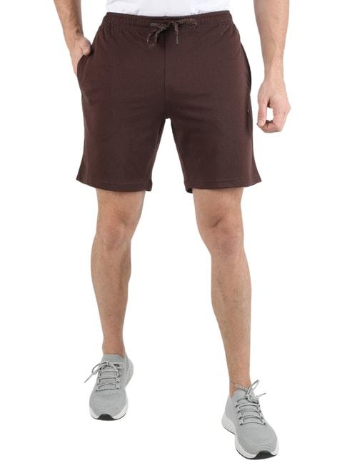 Monte Carlo Brown Regular Fit Shorts