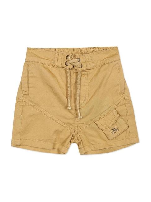 Donuts Kids Brown Cotton Shorts