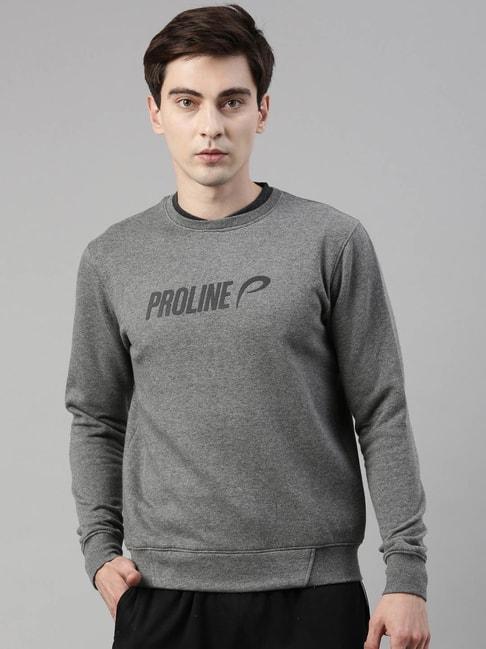 Proline Grey Full Sleeves Sweatshirt