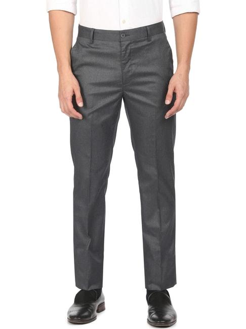 Excalibur Grey  Slim Fit Trousers