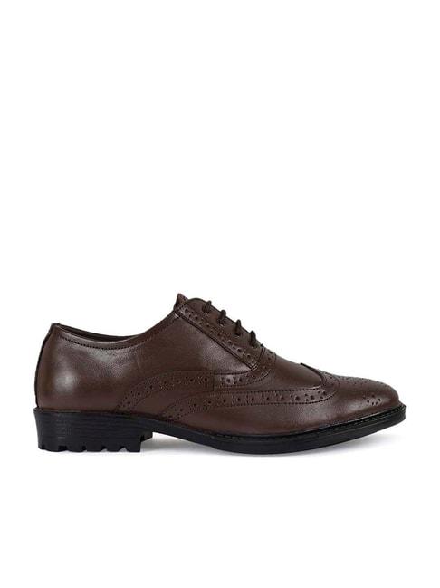 Buckleup Men's Brown Brogue Shoes