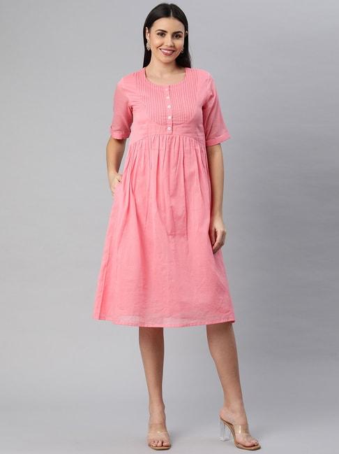 Kami Kubi Pink A-Line Dress
