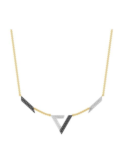 Melorra 18k Gold & Diamond Moody Shades Necklace for Women