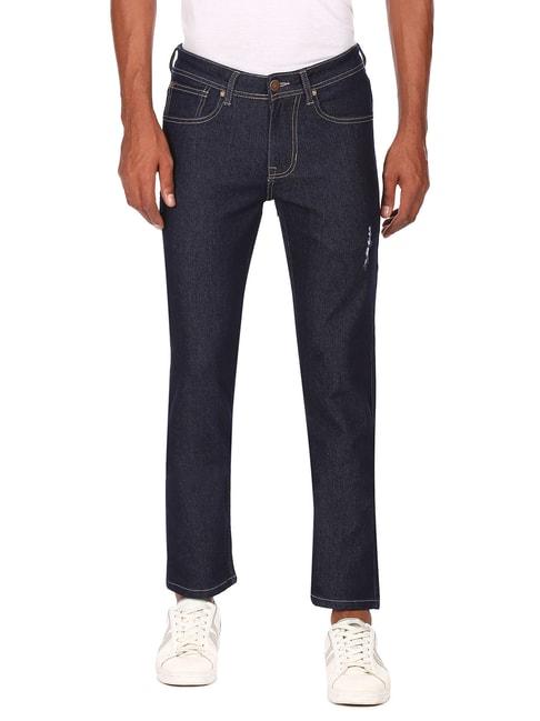 Ruf & Tuf Navy Lightly Washed Jeans
