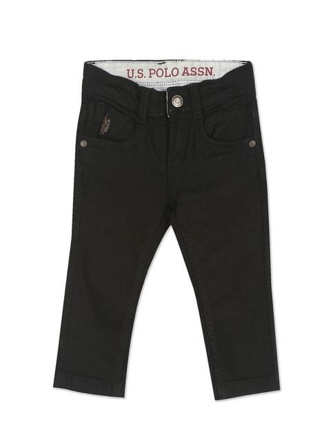 U.S. Polo Assn. Kids Black Solid Jeans