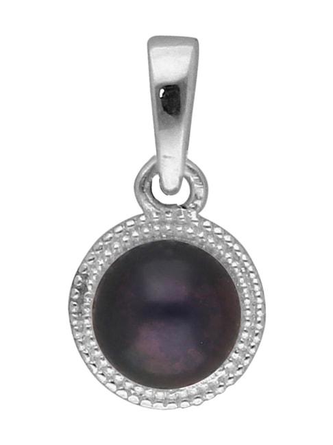 Sri Jagdamba Pearls 92.5 Sterling Silver Ira Pendant for Women