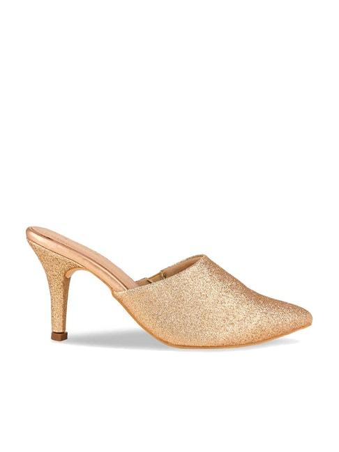Rocia by Regal Women's Gold Mule Shoes
