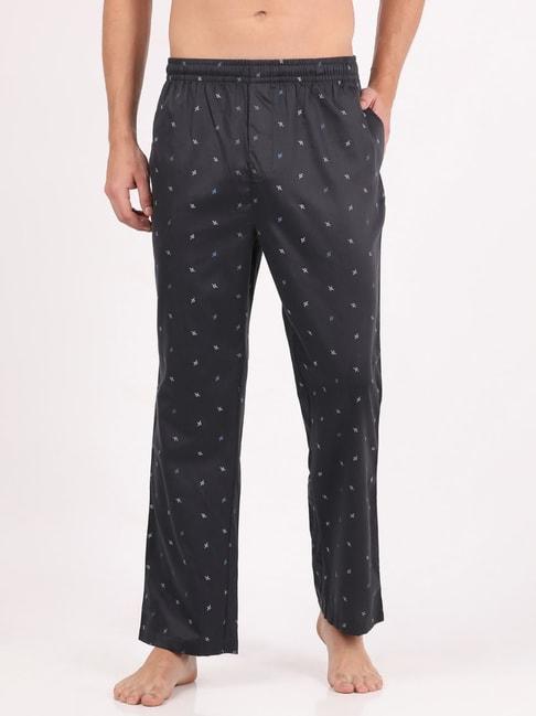 Jockey Charcoal Printed Pyjamas