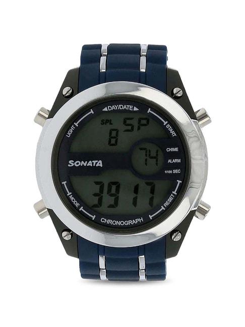 Sonata NP77034PP03 SF Digital Watch for Men