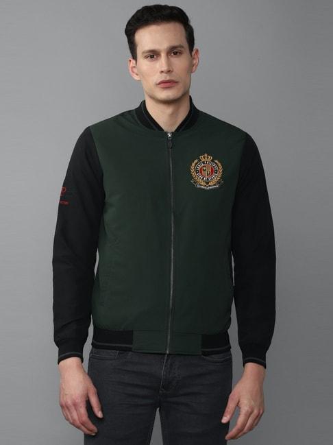 Louis Philippe Sport Green  Regular Fit Jacket