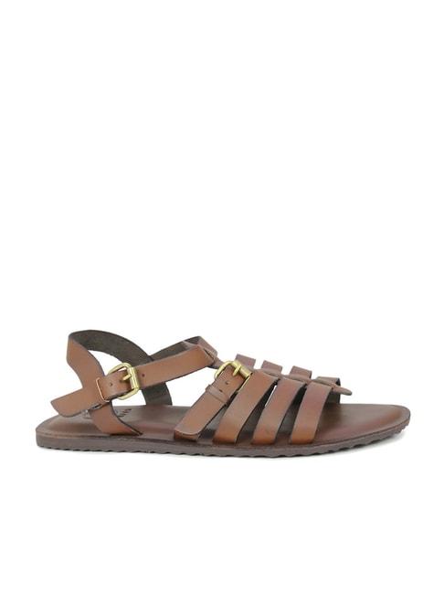 Privo by Inc.5 Men's Brown Ankle Strap Sandals