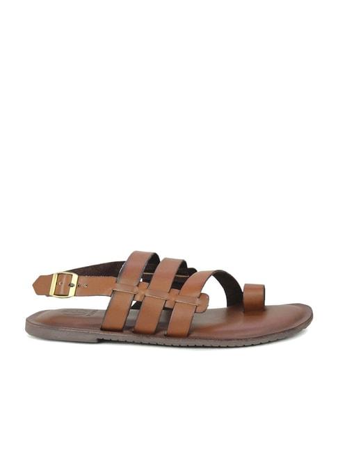 Privo by Inc.5 Men's Brown Back Strap Sandals