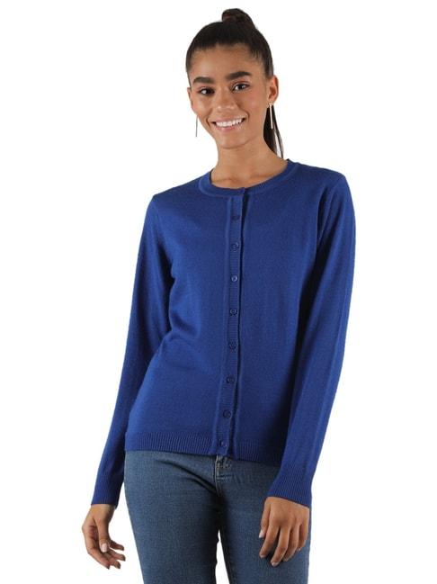 Monte Carlo Blue Open Front Cardigan
