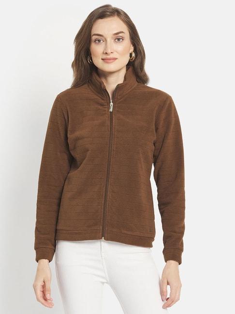 METTLE Brown Regular Fit Sweatshirt