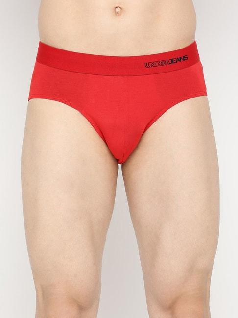 UnderJeans by Spykar Red Briefs
