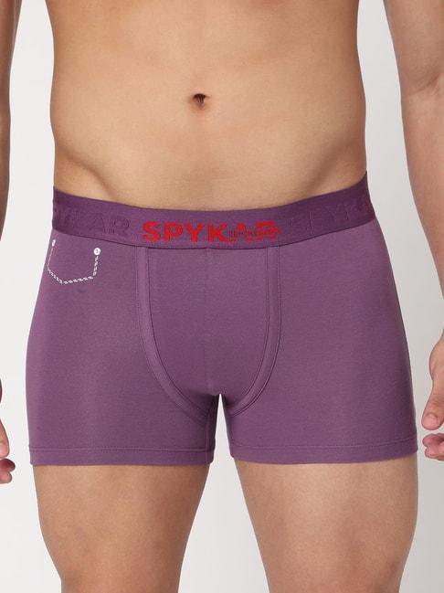 UnderJeans by Spykar Purple Trunks