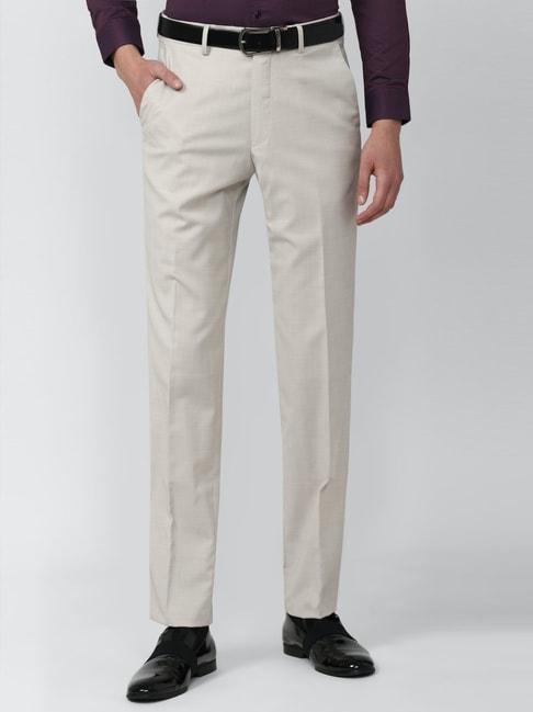 Van Heusen Grey Regular Fit Trousers
