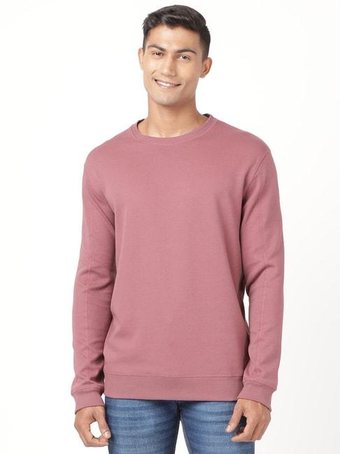 Jockey Pink Regular Fit Round Neck Sweatshirt