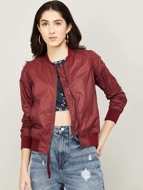 Code by Lifestyle Maroon Jacket