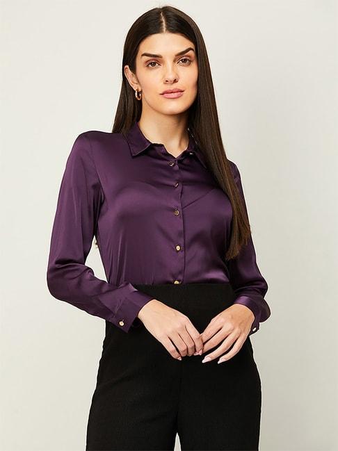 Code by Lifestyle Purple Shirt