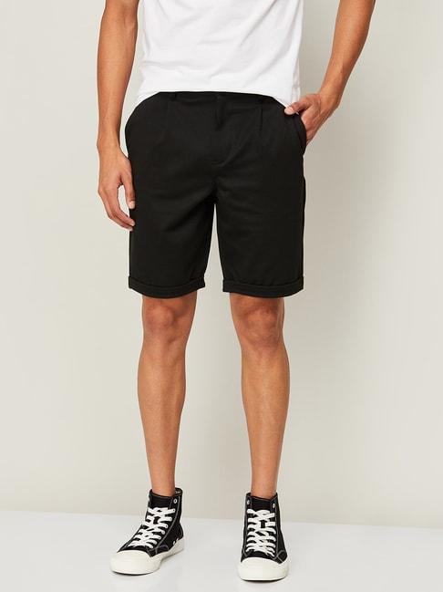 Bossini Black Regular Fit Shorts