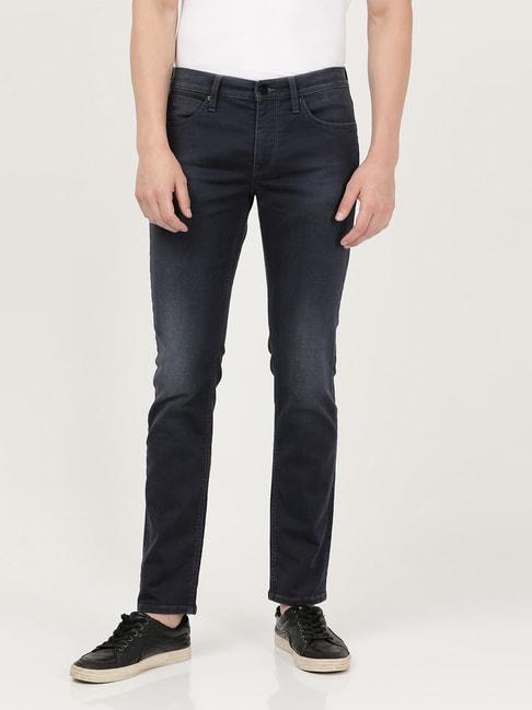 Lee Grey Cotton Slim Fit Jeans